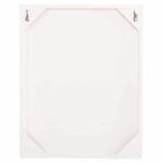 ΠΙΝΑΚΑΣ ΟΡΘΟΓΩΝΙΟΣ ΣΕΙΡΑ SANTORINI HM4535 MDF ΥΠΟΛΕΥΚΟ ΧΡΩΜΑ-ΔΙΑΚΟΣΜΗΣΗ ΜΠΕΖ 48x4,5(πάχος)x60Υεκ. - Image 4