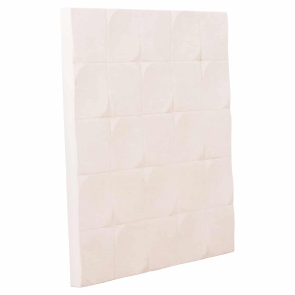ΠΙΝΑΚΑΣ ΤΕΤΡΑΓΩΝΟΣ ΣΕΙΡΑ SANTORINI HM4516 MDF ΣΕ ΥΠΟΛΕΥΚΟ ΧΡΩΜΑ 80x4,5(πάχος)x80Υεκ. - Image 3
