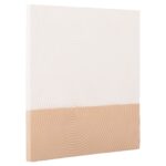 ΠΙΝΑΚΑΣ ΤΕΤΡΑΓΩΝΟΣ ΣΕΙΡΑ SANTORINI HM4519 MDF ΣΕ ΥΠΟΛΕΥΚΟ-ΚΑΦΕ ΧΡΩΜΑ 80x4(πάχος)x80Υεκ. - Image 3