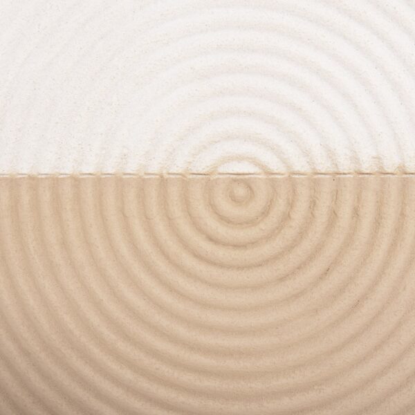 ΠΙΝΑΚΑΣ ΤΕΤΡΑΓΩΝΟΣ ΣΕΙΡΑ SANTORINI HM4519 MDF ΣΕ ΥΠΟΛΕΥΚΟ-ΚΑΦΕ ΧΡΩΜΑ 80x4(πάχος)x80Υεκ. - Image 5