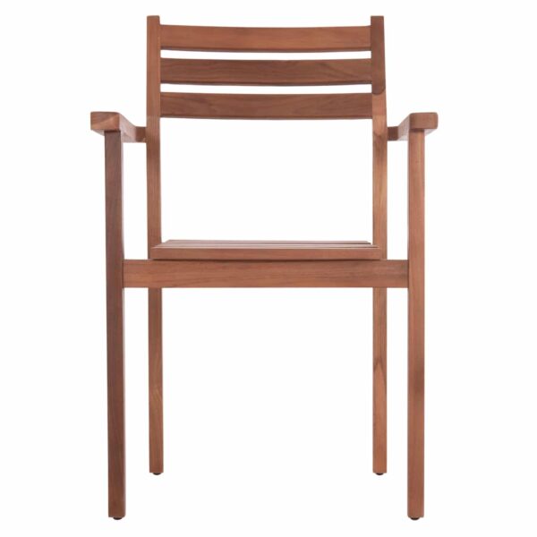 ΠΟΛΥΘΡΟΝΑ KEMPO HM6358 ΞΥΛΟ TEAK ΣΕ ΦΥΣΙΚΟ--58x58,5x88Υεκ. - Image 3