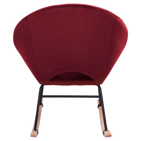 ΠΟΛΥΘΡΟΝΑ ΚΟΥΝΙΣΤΗ PAULINA HM8399.06 ΚΟΚΚΙΝΟ ΒΟΥΡΓΟΥΝΔΙΑΣ ΒΕΛΟΥΔΟ 76X86X76Υ εκ. - Image 6