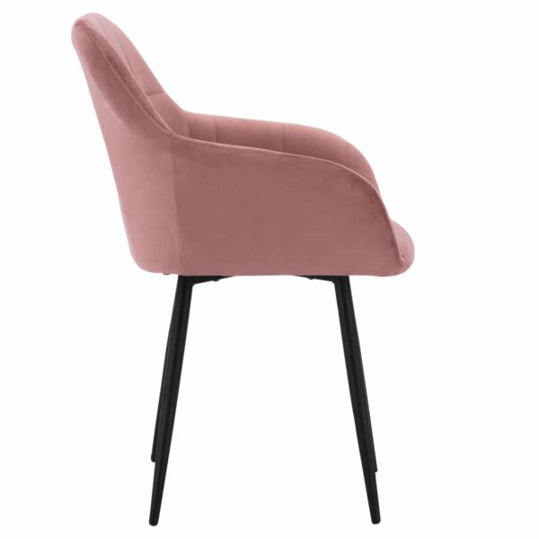 ΠΟΛΥΘΡΟΝΑ CHLOE ΜΕ ΣΑΠΙΟ ΜΗΛΟ ΒΕΛΟΥΔΟ & ΜΑΥΡΟ ΜΕΤΑΛΛΙΚΟ ΣΚΕΛΕΤΟ HM8724.02 57X61X84 - Image 4