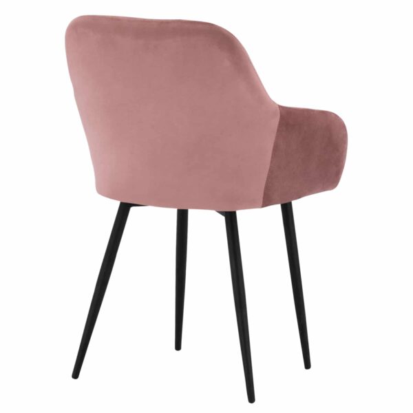 ΠΟΛΥΘΡΟΝΑ CHLOE ΜΕ ΣΑΠΙΟ ΜΗΛΟ ΒΕΛΟΥΔΟ & ΜΑΥΡΟ ΜΕΤΑΛΛΙΚΟ ΣΚΕΛΕΤΟ HM8724.02 57X61X84 - Image 5