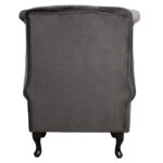 ΠΟΛΥΘΡΟΝΑ-ΜΠΕΡΖΕΡΑ ΓΚΡΙ ΒΕΛΟΥΔΟ T.CHESTERFIELD POLINA 83x75x107Yεκ.HM0053.10 - Image 6