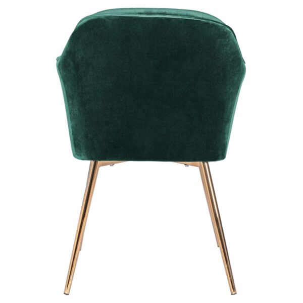 ΠΟΛΥΘΡΟΝΑΚΙ SAWYER ΒΕΛΟΥΔΟ ΚΥΠΑΡΙΣΣΙ ΜΕ ΧΡΥΣΑ ΠΟΔΙΑ HM8523.03 55Χ60Χ83Υ εκ. - Image 6