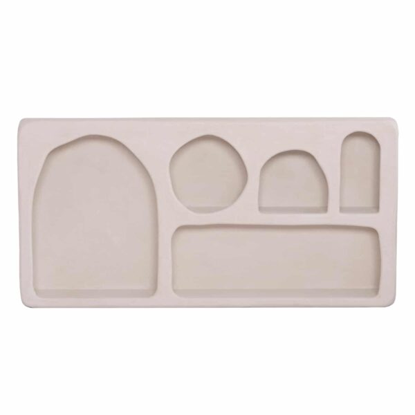 ΡΑΦΙ ΤΟΙΧΟΥ ΣΕΙΡΑ SANTORINI HM18063.01 MDF ΣΕ ΥΠΟΛΕΥΚΟ 120x18x60Υεκ. - Image 3