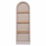 ΡΑΦΙΕΡΑ ΣΕΙΡΑ SANTORINI HM18045 MDF ΥΠΟΛΕΥΚΟ-ΡΑΦΙΑ ΞΥΛΟ ΕΛΑΤΟΥ ΦΥΣΙΚΟ 60x38,5x179Υεκ. - Image 3