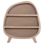 ΡΑΦΙΕΡΑ ΣΕΙΡΑ SANTORINI HM18060.02 MDF ΣΕ ΚΑΦΕ ΧΡΩΜΑ 120x38x133Υεκ. - Image 3