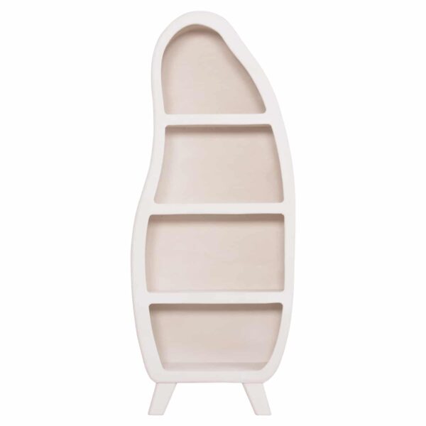 ΡΑΦΙΕΡΑ ΣΕΙΡΑ SANTORINI HM18067 MDF ΣΕ ΥΠΟΛΕΥΚΟ ΧΡΩΜΑ 80x38x196Υεκ. - Image 3