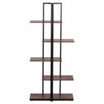 ΡΑΦΙΕΡΑ OMNI HM18074.04 ΜΑΥΡΟΣ ΜΕΤΑΛΛΙΚΟΣ ΣΚΕΛΕΤΟΣ-ΜΕΛΑΜΙΝΗ ΚΑΡΥΔΙ 68x34,5x150,5Υεκ - Image 3