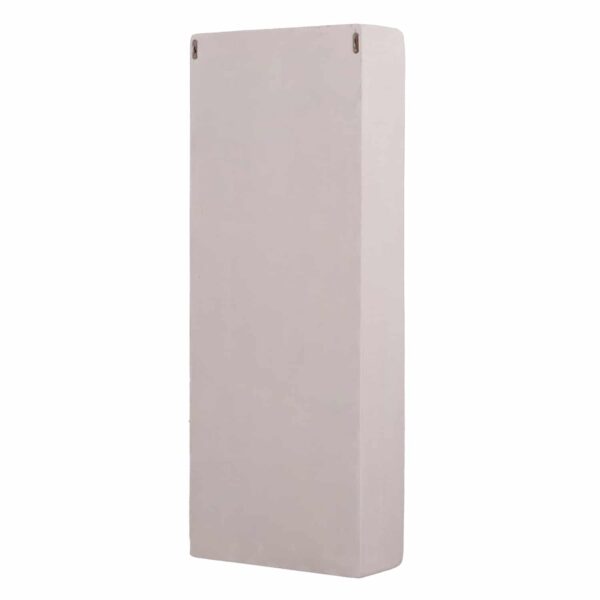 ΡΑΦΙΕΡΑ ΤΟΙΧΟΥ ΣΕΙΡΑ SANTORINI HM18069 MDF ΣΕ ΥΠΟΛΕΥΚΟ ΧΡΩΜΑ 47,5x18x120Υεκ. - Image 5