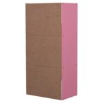 ΡΑΦΙΕΡΑ ΤΟΙΧΟΥ CUBICON HM9941.06 ΡΟΖ-ΛΕΥΚΗ ΜΕΛΑΜΙΝΗ 38,5x23,5x80Υεκ. - Image 4