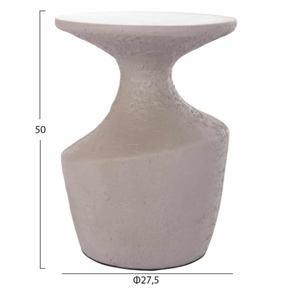 ΣΕΤ ΒΟΗΘΗΤΙΚΑ ΤΡΑΠΕΖΙΑ REBON 2ΤΜΧ HM21137.03 FIBER CEMENT ΣΕ ΓΚΡΙ--Φ40εκ & Φ27,5εκ - Image 3