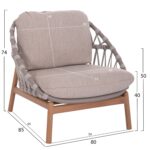 ΣΕΤ ΣΑΛΟΝΙ ΕΞ.ΧΩΡΟΥ 5ΤΜΧ KROM HM6360.02 ΑΛΟΥΜΙΝΙΟ--ΣΧΟΙΝΙ STRAP--3D PRINTED ΓΥΑΛΙ - Image 4