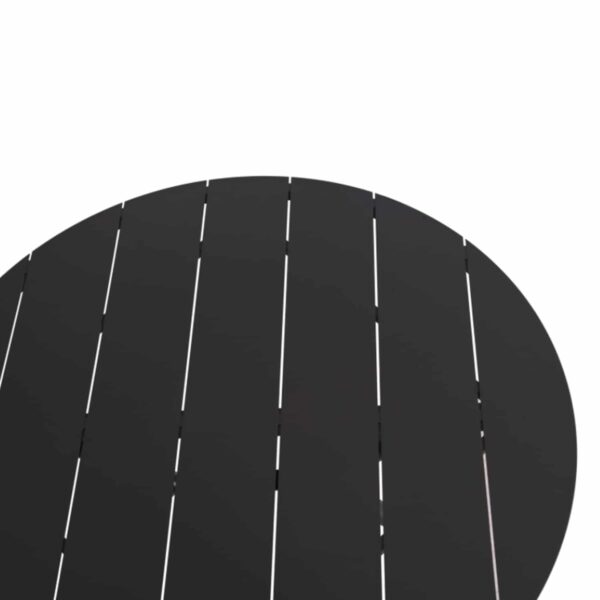 ΣΕΤ ΤΡΑΠΕΖΑΡΙΑΣ ΕΞΩΤ. ΧΩΡΟΥ 5ΤΜΧ BERG HM21134 ΣΚΟΥΡΟ ΓΚΡΙ ΑΛΟΥΜΙΝΙΟ--P.E.RATTAN - Image 4