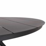 ΣΕΤ ΤΡΑΠΕΖΑΡΙΑΣ ΕΞΩΤ. ΧΩΡΟΥ 5ΤΜΧ BERG HM21134 ΣΚΟΥΡΟ ΓΚΡΙ ΑΛΟΥΜΙΝΙΟ--P.E.RATTAN - Image 5