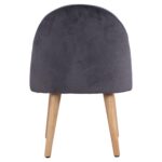 ΣΚΑΜΠΟ ΜΕ ΠΛΑΤΗ YASMINE ΓΚΡΙ ΒΕΛΟΥΔΟ HM8395.01  47x43x63,5Υ εκ.εκ. - Image 6