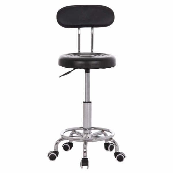 ΣΚΑΜΠΟ ΠΕΡΙΣΤΡΕΦΟΜΕΝΟ ΣΧΕΔΙΑΣΤΗΡΙΟΥ IRIS HM211.21 PU ΜΑΥΡΟ HOMEMARKT 34x43x86,5Υεκ. - Image 3