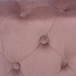 ΣΚΑΜΠΟ KASSIE  ΣΑΠΙΟ ΜΗΛΟ ΒΕΛΟΥΔΟ ΤΥΠΟΥ CHESTERFIELD HM8406.02 Φ60x43Υ εκ. - Image 4