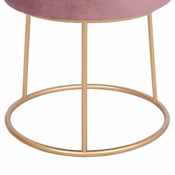 ΣΚΑΜΠΟ KARLO ΣΑΠΙΟ ΜΗΛΟ ΜΕ ΧΡΥΣΗ ΒΑΣΗ HM8411.02 Φ36x38Υ εκ. - Image 5