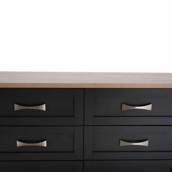 ΤΟΥΑΛΕΤΑ-ΣΥΡΤΑΡΙΕΡΑ MILANI HM317.04 ΜΕ 6 ΣΥΡΤΑΡΙΑ SONAMA-ΓΚΡΙ 120X40X76Y εκ. - Image 5