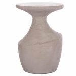 ΤΡΑΠΕΖΙ ΒΟΗΘΗΤΙΚΟ REBON HM18156.03L FIBER CEMENT ΣΕ ΓΚΡΙ--Φ40x56.5Υεκ.