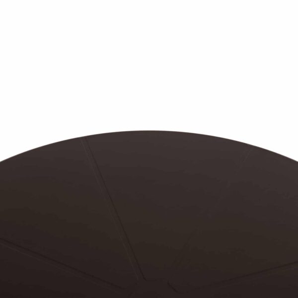 ΤΡΑΠΕΖΙ ΠΟΛΥΠΡΟΠΥΛΕΝΙΟΥ ΣΤΡΟΓΓΥΛΟ TERRIN HM6124.13 ΚΑΦΕ Φ60x75Υεκ. - Image 5