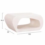 ΤΡΑΠΕΖΙ ΣΑΛΟΝΙΟΥ ΣΕΙΡΑ SANTORINI HM18071 MDF ΣΕ ΥΠΟΛΕΥΚΟ ΧΡΩΜΑ 100x60x45Υεκ. - Image 2