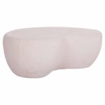 ΤΡΑΠΕΖΙ ΣΑΛΟΝΙΟΥ GERSON HM18151.02L FIBER CEMENT ΣΕ ΛΕΥΚΟ--122x78,5x40Υεκ.