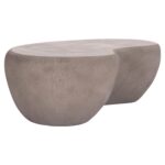 ΤΡΑΠΕΖΙ ΣΑΛΟΝΙΟΥ GERSON HM18151.03S FIBER CEMENT ΣΕ ΓΚΡΙ--104x72x40Υεκ. - Image 3