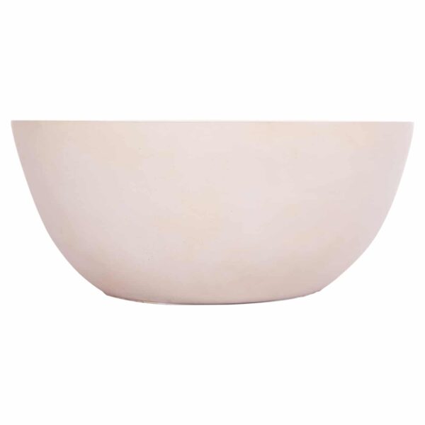 ΤΡΑΠΕΖΙ ΣΑΛΟΝΙΟΥ ΣΤΡΟΓΓΥΛΟ ALLAN HM18162.02 FIBER CEMENT ΣΕ ΑΝΟΙΧΤΟ ΜΠΕΖ--Φ92x49Υεκ. - Image 3