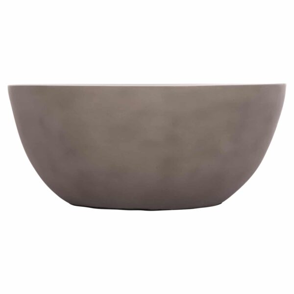 ΤΡΑΠΕΖΙ ΣΑΛΟΝΙΟΥ ΣΤΡΟΓΓΥΛΟ ALLAN HM18162.03 FIBER CEMENT ΣΕ ΓΚΡΙ--Φ92x49Υεκ. - Image 3