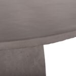 ΤΡΑΠΕΖΙ ΤΡΑΠΕΖΑΡΙΑΣ ΣΤΡΟΓΓΥΛΟ SEPPO HM18154.03 FIBER CEMENT ΣΕ ΓΚΡΙ--Φ119,5x75,5Υεκ. - Image 6