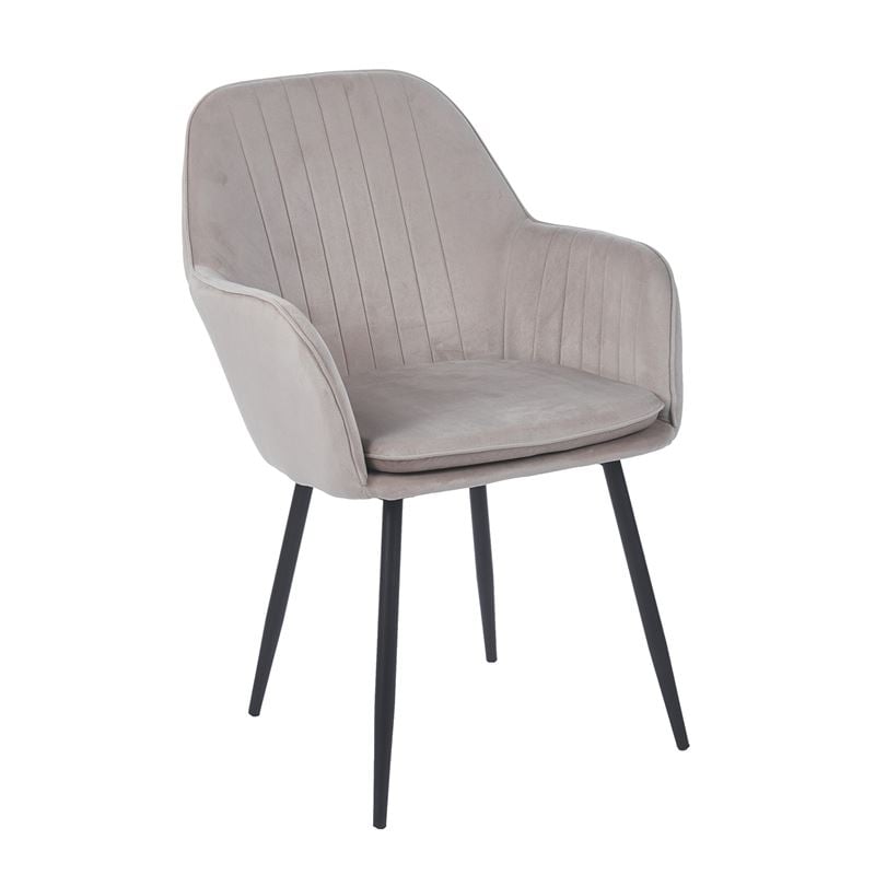 valery-polythrona-metallo-vafi-mavro-yfasma-velure-apochrosi-cappuccino-enlarge VALERY Πολυθρόνα Μέταλλο Βαφή Μαύρο, Ύφασμα Velure, Απόχρωση Cappuccino 55x61x87cm - Image 1