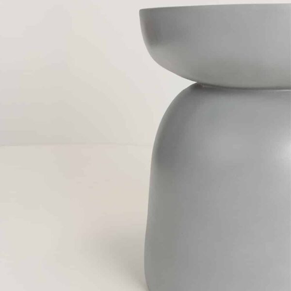 CEMENT 2 COFFEE TABLE CEMENT 40x40x46 04-1100 - Image 2