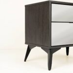 SPECCHIO ΚΟΜΟΔΙΝΟ 2ΣΥΡΤΑΡΙΑ ΜΑΥΡΟ OAK ΚΑΘΡΕΠΤΗΣ 58x39x55 09-2127 - Image 4