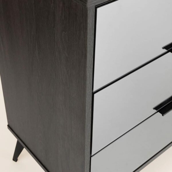 SPECCHIO ΣΥΡΤΑΡΙΕΡΑ 6ΣΥΡΤΑΡΙΑ ΜΑΥΡΟ OAK ΚΑΘΡΕΠΤΗΣ 120x39x80 09-2128 - Image 4