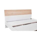 LUCIDO ΚΡΕΒΑΤΙ ΛΕΥΚΟ OAK ΦΥΣΙΚΟ 162x202x88 09-2129 - Image 3
