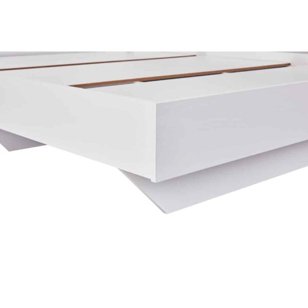 LUCIDO ΚΡΕΒΑΤΙ ΛΕΥΚΟ OAK ΦΥΣΙΚΟ 162x202x88 09-2129 - Image 5