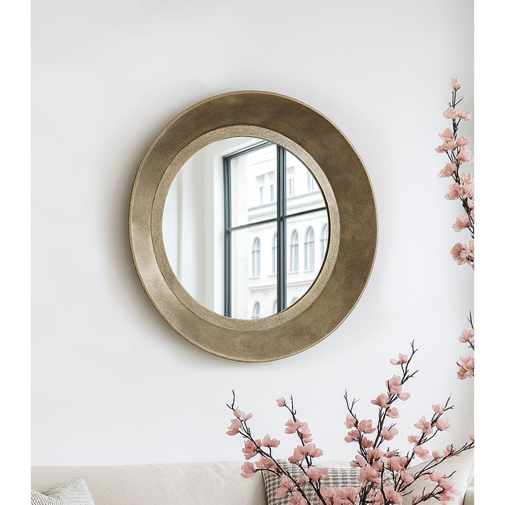 11-0514-I3WZJ-first-_1 SERVENDO ΚΑΘΡΕΠΤΗΣ BRASS ANTIQUE 77.5x77.5x8 11-0514 - Image 1