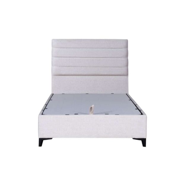 STRATTA ΚΡΕΒΑΤΙ ΜΕ ΑΠΟΘΗΚ. ΧΩΡΟ (ΓΙΑ ΣΤΡΩΜΑ 120x200cm) OFF WHITE 06-900 208x127x121 40-0044 - Image 3