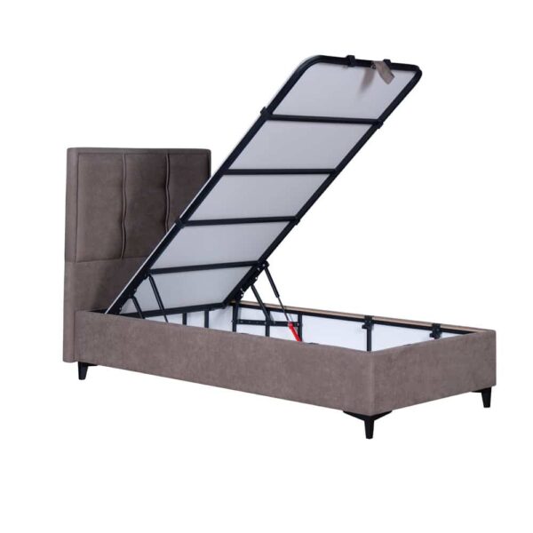 PIANO ΚΡΕΒΑΤΙ ΜΕ ΑΠΟΘΗΚ. ΧΩΡΟ (ΓΙΑ ΣΤΡΩΜΑ 90x200cm) MUSHROOM 05-780 207x97x115 40-0047 - Image 4