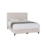 UTOPIA ΚΡΕΒΑΤΙ ΜΕ ΑΠΟΘΗΚ. ΧΩΡΟ ΚΑΙ ΣΤΡΩΜΑ WHITE SMOOTH 06-900 207x160x115 40-0055