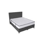 UTOPIA ΚΡΕΒΑΤΙ ΜΕ ΑΠΟΘΗΚ. ΧΩΡΟ ΚΑΙ ΣΤΡΩΜΑ ΓΚΡΙ 34-900 207x160x115 40-0056 - Image 5