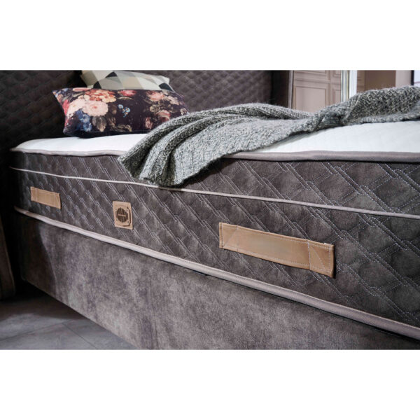 IASIS ΣΤΡΩΜΑ 120x200cm ΛΕΥΚΟ ΑΝΘΡΑΚΙ 200x120x30 43-0003 - Image 4