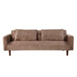 COTTLE ΚΑΝΑΠΕΣ ΚΡΕΒΑΤΙ 3ΘΕΣΙΟΣ NUDE 213x79x73 70-0363 - Image 3