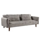 COTTLE ΚΑΝΑΠΕΣ ΚΡΕΒΑΤΙ 3ΘΕΣΙΟΣ ΓΚΡΙ ΑΝΟΙΧΤΟ 213x79x73 70-0425