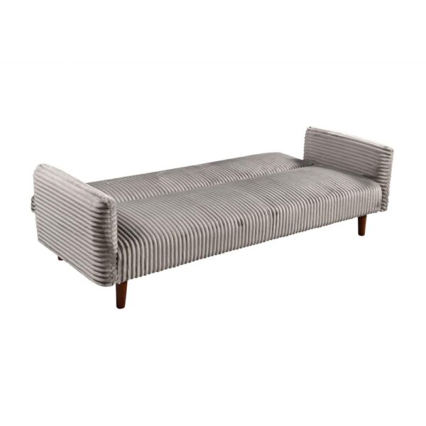 COTTLE ΚΑΝΑΠΕΣ ΚΡΕΒΑΤΙ 3ΘΕΣΙΟΣ ΓΚΡΙ ΑΝΟΙΧΤΟ 213x79x73 70-0425 - Image 2