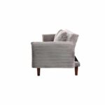 COTTLE ΚΑΝΑΠΕΣ ΚΡΕΒΑΤΙ 3ΘΕΣΙΟΣ ΓΚΡΙ ΑΝΟΙΧΤΟ 213x79x73 70-0425 - Image 4